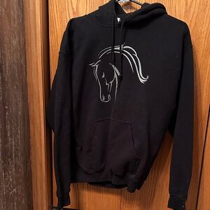 Black Horse Graphic Hoodie